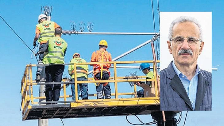 153 yıllık demir yolunda leyleklerin konmasını önlemek için yeni aparat geliştirildi