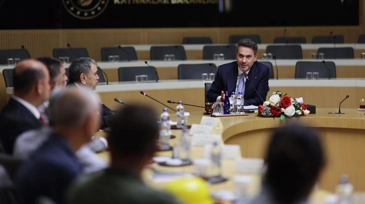 Bakan Bayraktar Doruk Madencilik işçilerini kabul etti