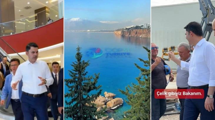 Bakan Kurum, Antalya'daki COP31 hazırlıklarını yerinde inceledi