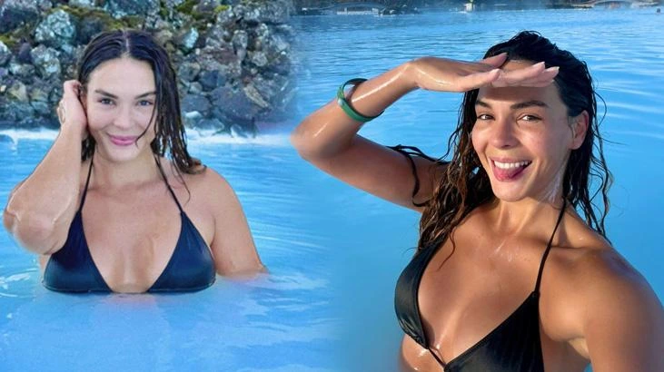Ebru Şahin İzlanda tatilinden paylaşımlar yaptı