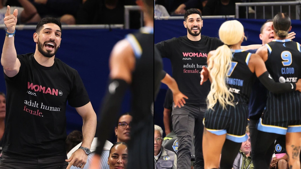 Enes Kanter'in WNBA başvurusu sonrası tribünde yaşanan tartışma