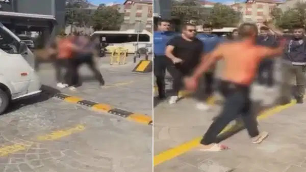 Esenler'de kendini yaralayan kişi polislerin üzerine aracını sürdü