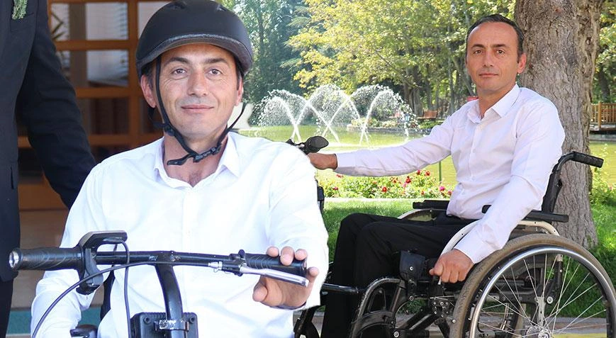 Felçli personel, tekerlekli sandalye motorunu uygun fiyata geliştirdi