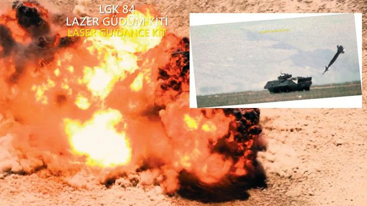 GÖZDE lazer güdüm kitleriyle bombalar akıllı mühimmata dönüştü