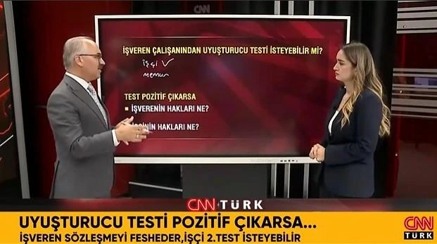 İşverenin çalışanından uyuşturucu testi talep etme şartları ve sonuçları