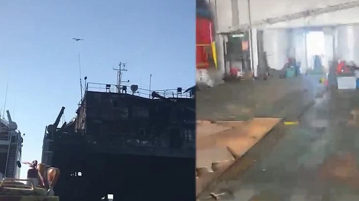 Karadeniz'de Türk gemisine saldırı: 1 ölü, 8 yaralı