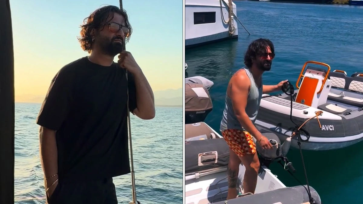 Koray Avcı yaz aylarını Fethiye’de teknede geçiriyor