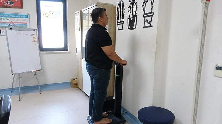 Mersin'de Ahmet Bolat 1 yılda 30 kilo verdi, sağlık durumu iyileşti