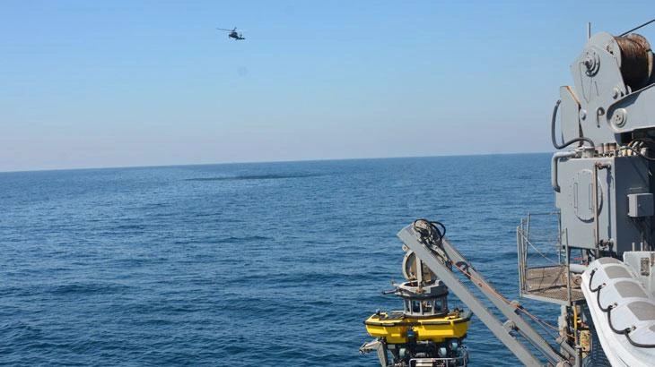 MSB: Silivri açıklarındaki batan gemi TCG Akın tarafından tespit edildi