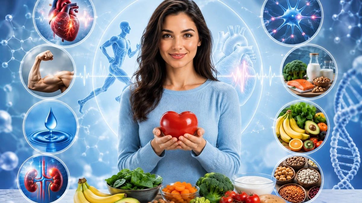 Potasyumun kalp ve kas sağlığındaki önemi ve besin kaynakları