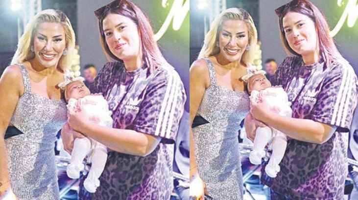 Şarkıcı, sahnede aynı ismi taşıyan minik Maral ile buluştu