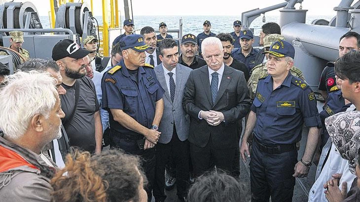 Silivri’de batan gemi için arama kurtarma çalışmaları sürüyor