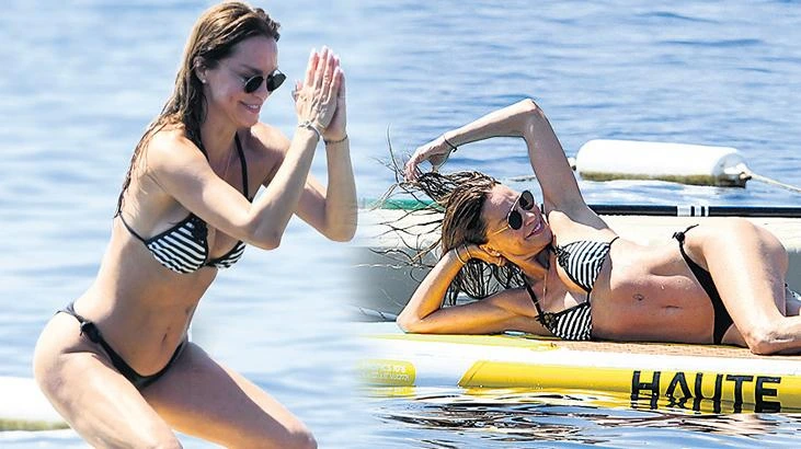 Ünlülerden tatil ve spor paylaşımları