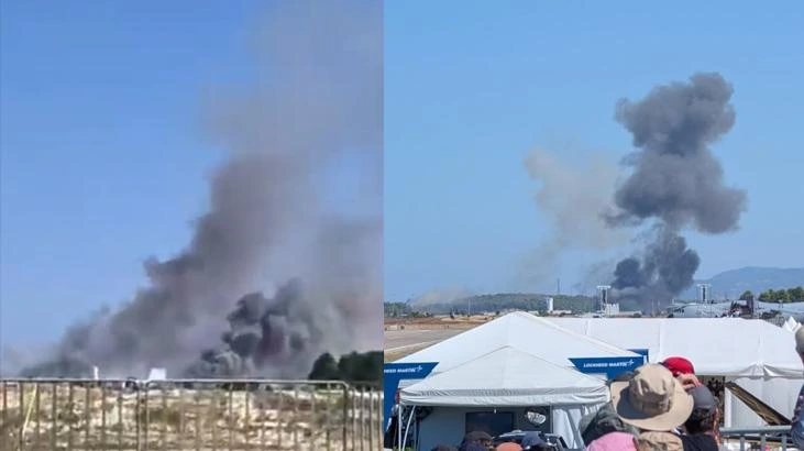 Yunanistan'da F-4 savaş uçağı düştü, mürettebattan haber yok