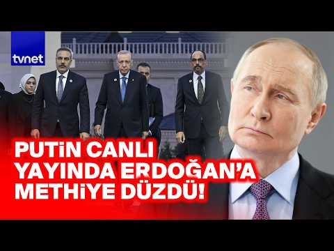 Erdoğan'ın bir yanında Fidan, bir tarafında Kalın: Putin'le böyle görüştü!